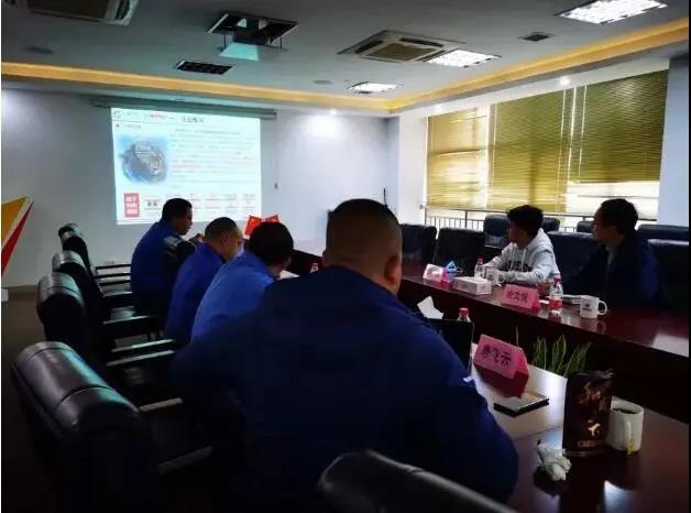 中車株洲電力機車有限公司供應(yīng)鏈管理及車輪技術(shù)專家，到合肥萬力輪胎訪問